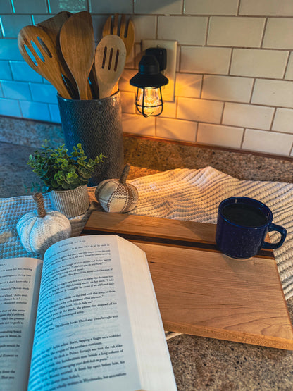 Handmade Maple Cutting Board with Walnut & Cherry Accents