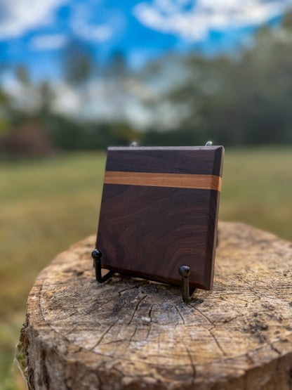 Walnut & Cherry Coaster Set