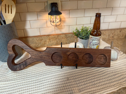Walnut Drink Flight Board