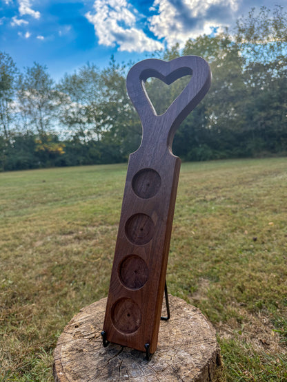 Walnut Drink Flight Board